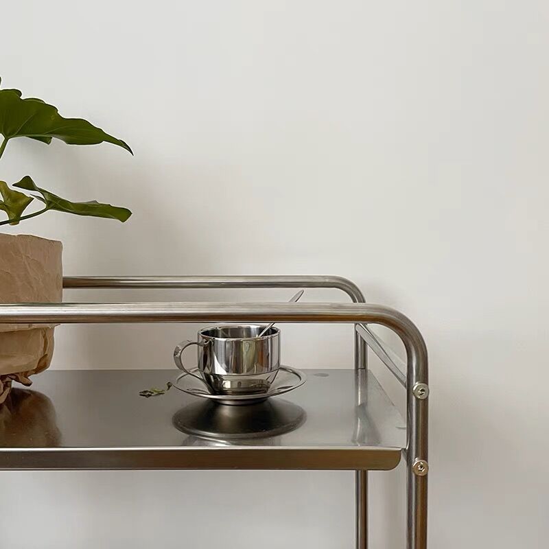 幅25cm ステンレス スリム 収納 ラック ワゴン キャスター | 70PARK