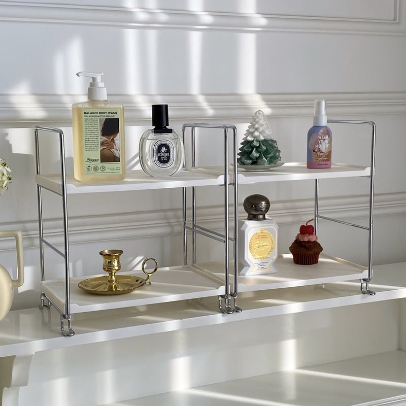 プリンセスオープンラック②/ホワイトラック/収納棚/デスク横棚 0000a56060.jpg