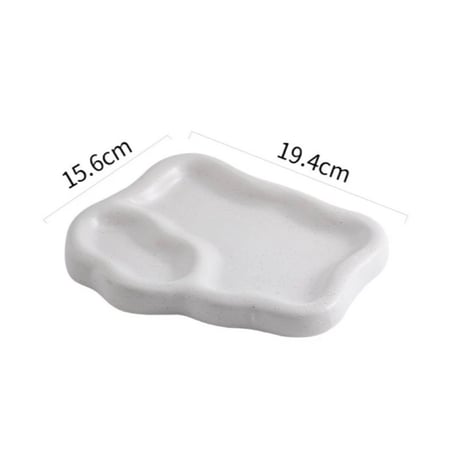 #クラウド型 セラミック アクセサリー トレイ 全4種 プレート
