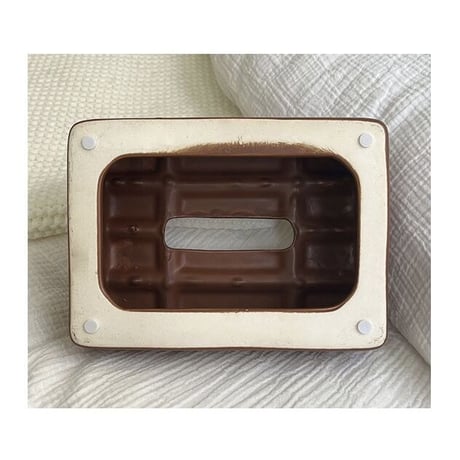 #セラミック 板 チョコレート モチーフ ティッシュケース