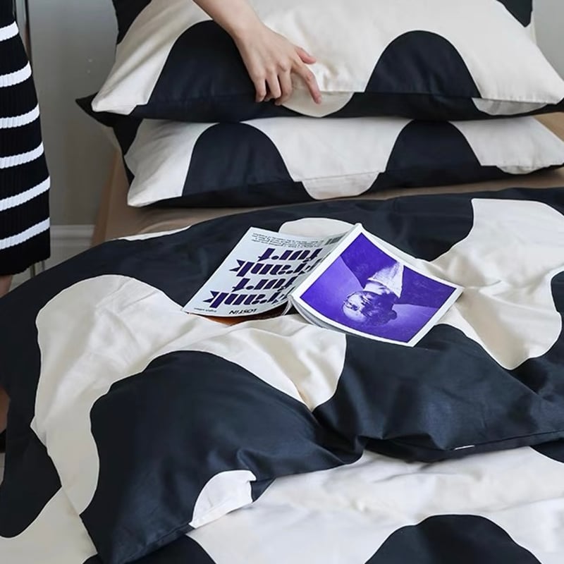 なみなみ ウエーブ 布団カバーセット 全2種 ベッドカバー | 70PARK