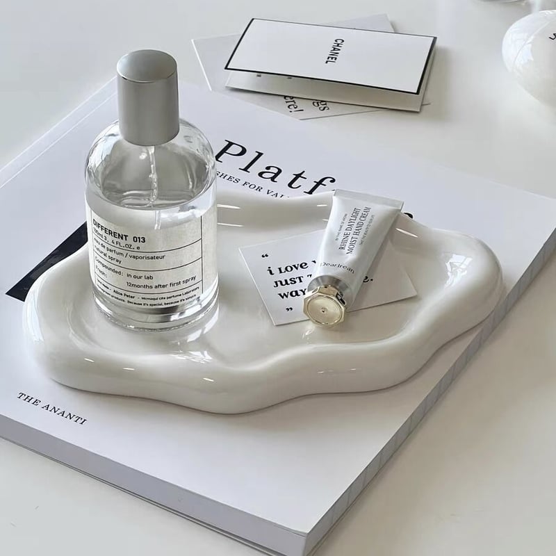 即納】#チャビー ウエーブ アクセサリー トレイ 全2色 プレート | 70PARK