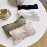 【即納】#バック オープン 無地 チューブ ブラトップ 全4色