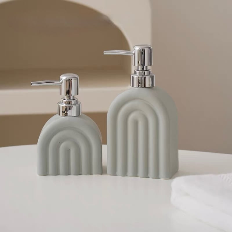 ★激レア希少！1900s★ NY ソープディスペンサー 陶器 絞り器 セット ☆激レア希少！1900s☆ NY ソープディスペンサー 陶器 絞り器