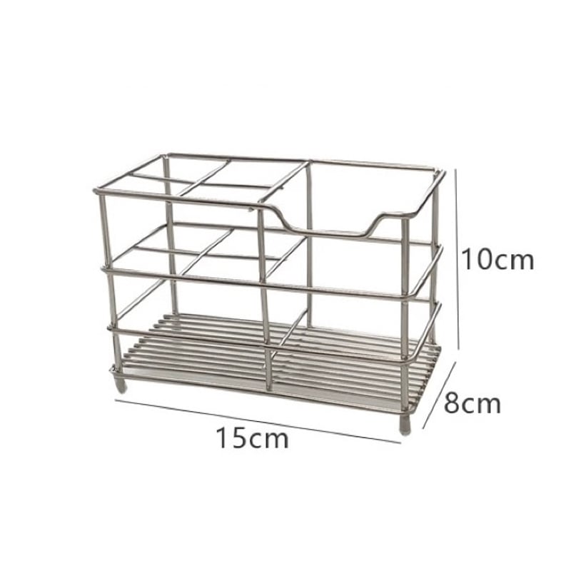 ステンレス シルバー マルチ スタンド ペン立て ブラシスタンド 収納