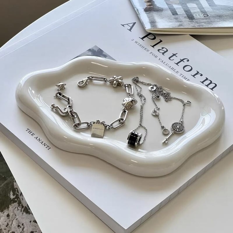 チャビー ウエーブ アクセサリー トレイ 全2色 プレート | 70PARK