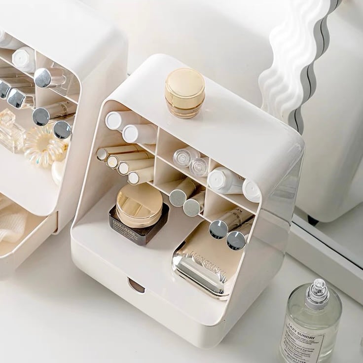 脚付き コンパクト コスメ収納 ボックス ブラシスタンド | 70PARK