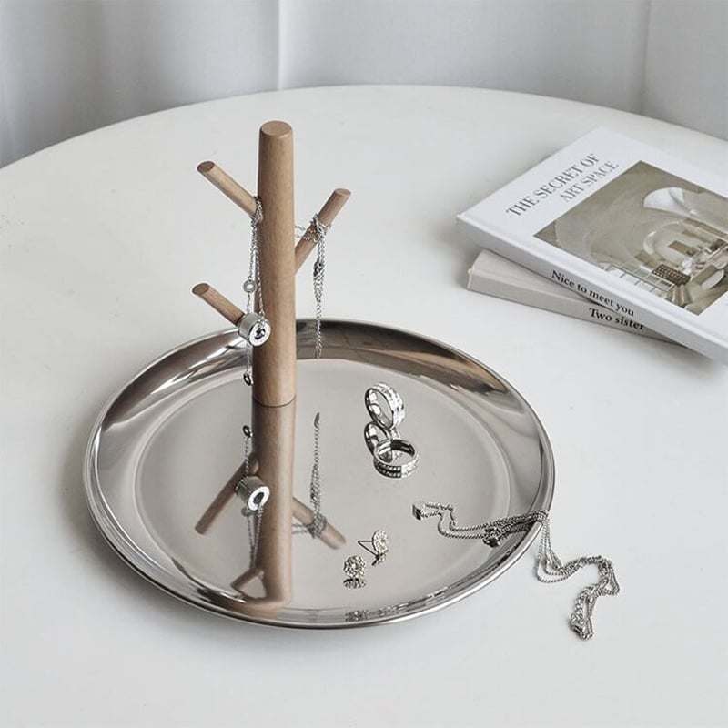 ツリー型 アクセサリー 鍵 スタンド トレイ 全2タイプ | 70PARK