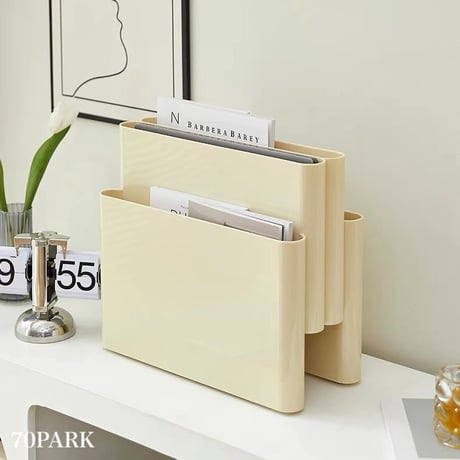 #4ポケット マガジンラック 全4色 収納 ブックスタンド