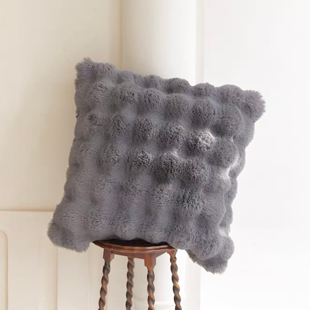 フェイクファー ふわとろ ポコポコ クッションカバー 全3色 45×45 | 70PARK