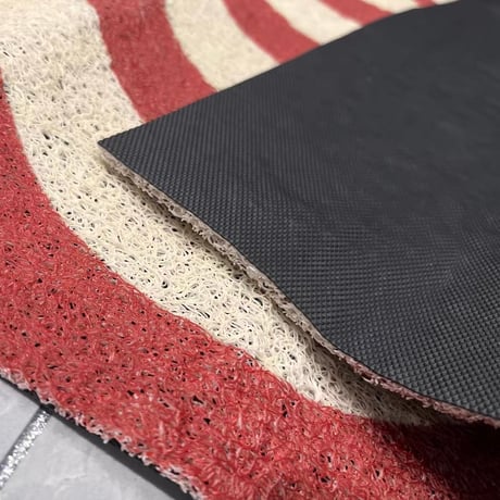 #ストライプ柄 玄関 マット 全2色 50×80 泥落としマット