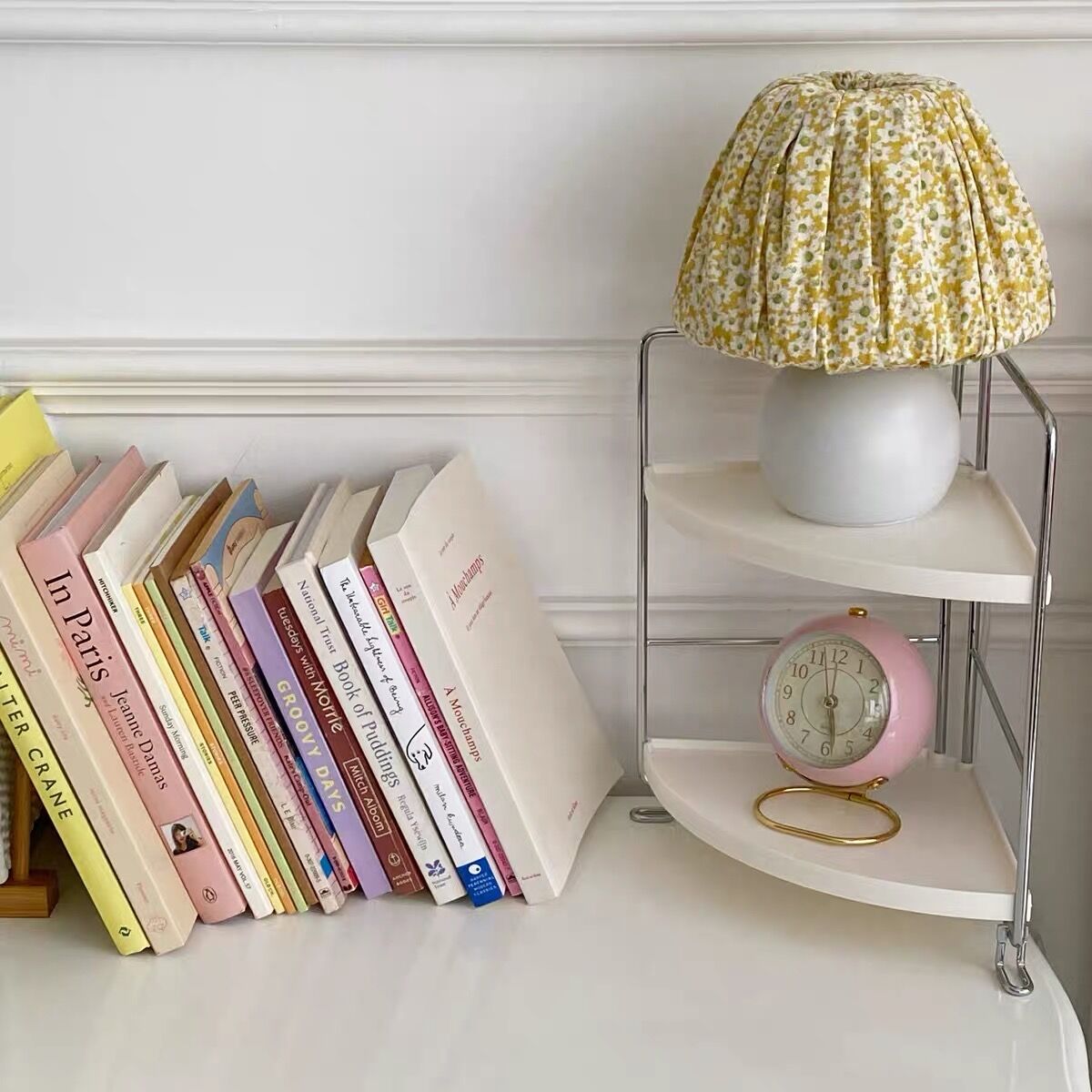 デスクトップ 二段 収納 ラック 全2タイプ ホワイト | 70PARK