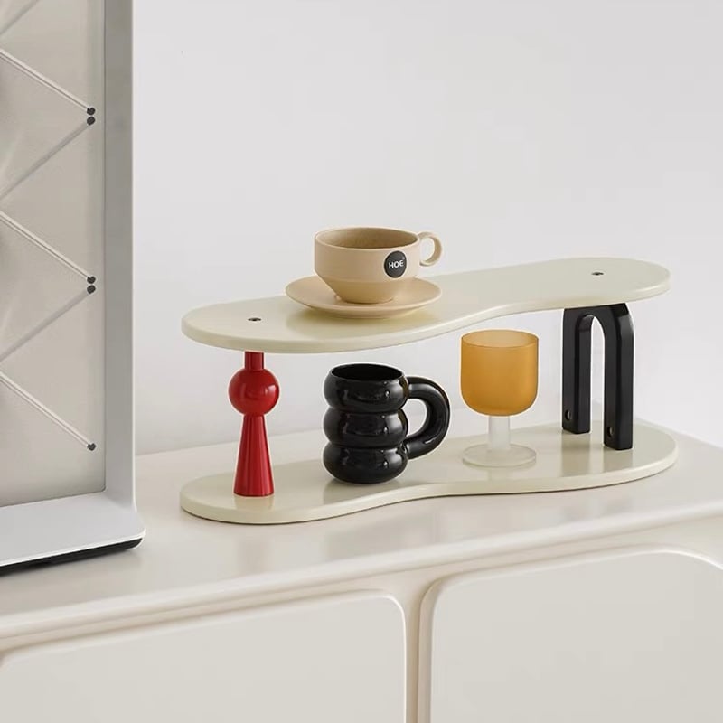 モダン デザイン 二段 収納 ディスプレイラック | 70PARK