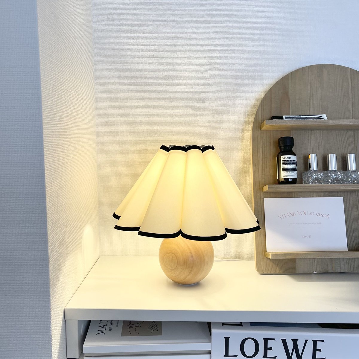 パイピング シェード ライト ウッド ランプ | 70PARK