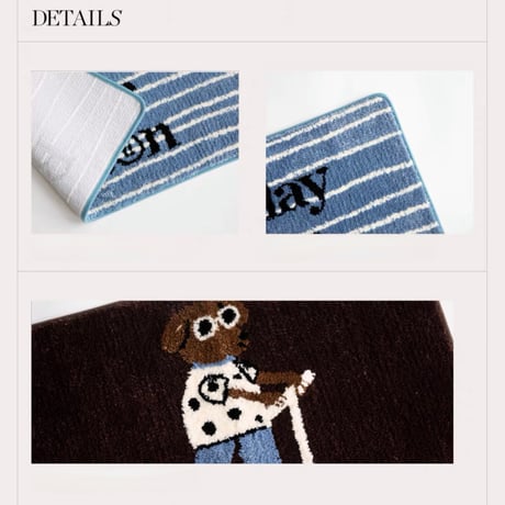 #キックボード 犬  メッセージ 玄関 マット 全2色 40×60 ダックスフンド ラグ 洗える