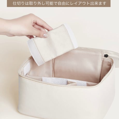 #XXL 大容量 コスメ 収納 ポーチ 全2色 トラベルポーチ