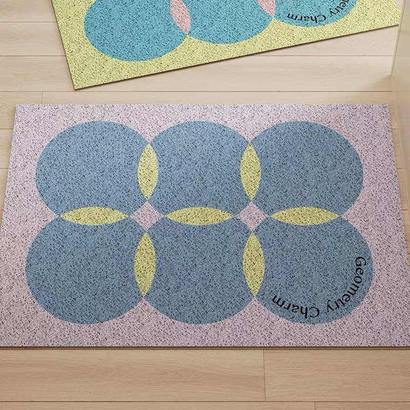 カラフル ドット柄 玄関 マット 全4色 50×80 泥落とし | 70PARK