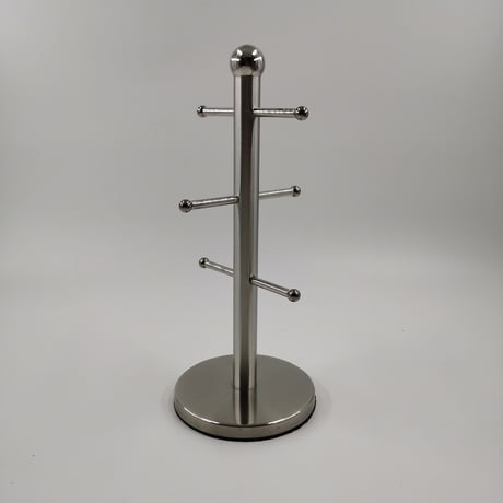 【即納】#ステンレス シルバー カップ スタンド ラック 収納 マグカップツリー