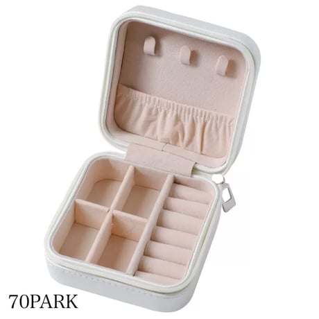 #シンプル スクエア ジュエリーボックス 全2色 収納