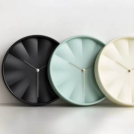 #シンプル モダン ラウンド クロック 全3色 壁掛け時計