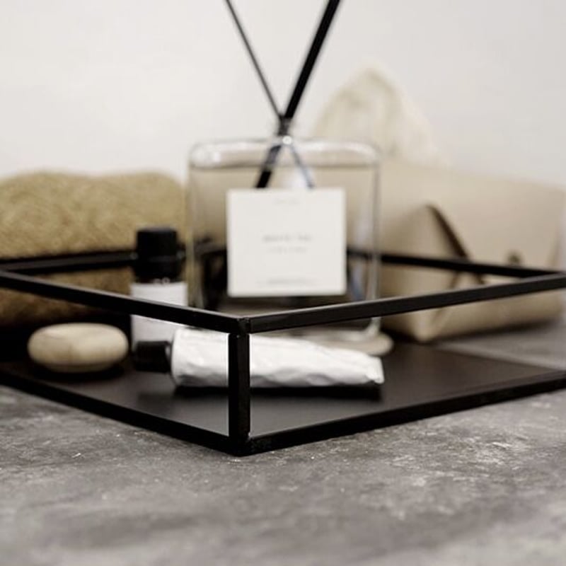 【新品】ファンタジア ⭐️ アクセサリートレイ アイアン フレーム スクエア アクセサリー トレイ 全4種 韓国