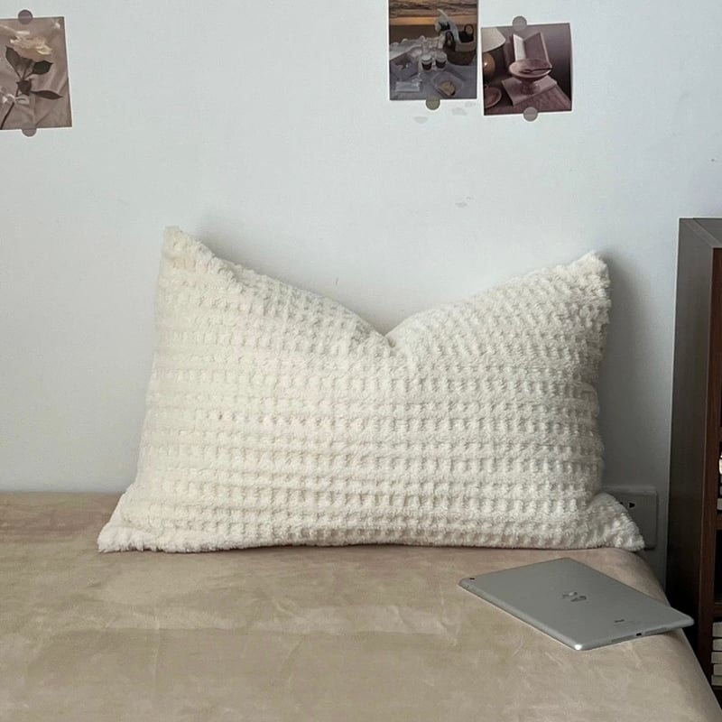 ホワイト ベージュ 厚手 ミルク フリース 冬用 布団カバーセット 全2