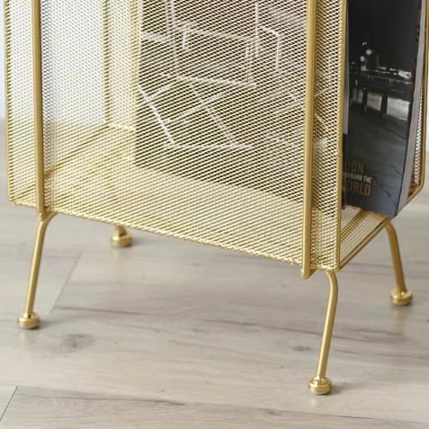 IDÉE アイアン マガジンラック サイドテーブル アイアン メッシュ 収納 マガジン ラック サイドテーブル 全2色