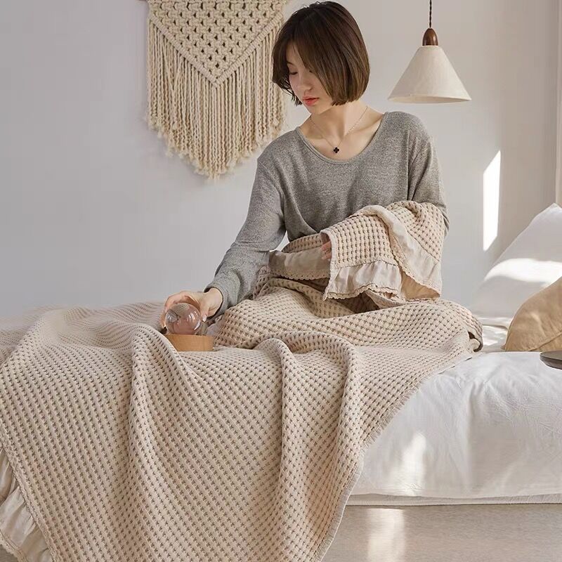 ワッフル コットン マルチカバー ブランケット 全4色 | 70PARK