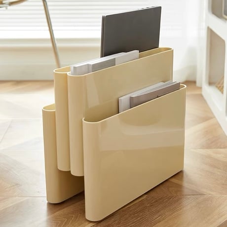 #4ポケット マガジンラック 全4色 収納 ブックスタンド