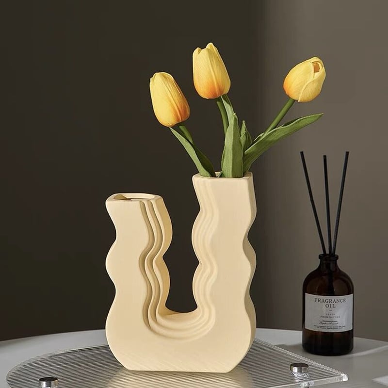 tukifune × 22世紀ジェダイ chulu 花瓶 フラワーベース 受注生産] chulu / black | tukifune