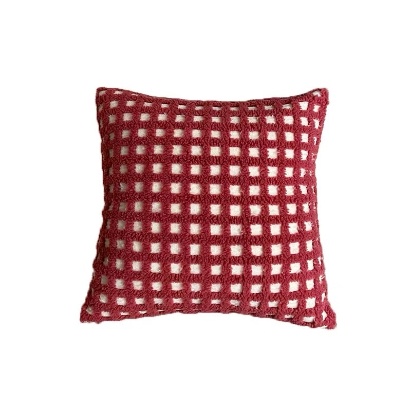 レッド グリッド チェック クッションカバー 45×45 | 70PARK レッド グリッド チェック クッションカバー 45×45 | 70PARK