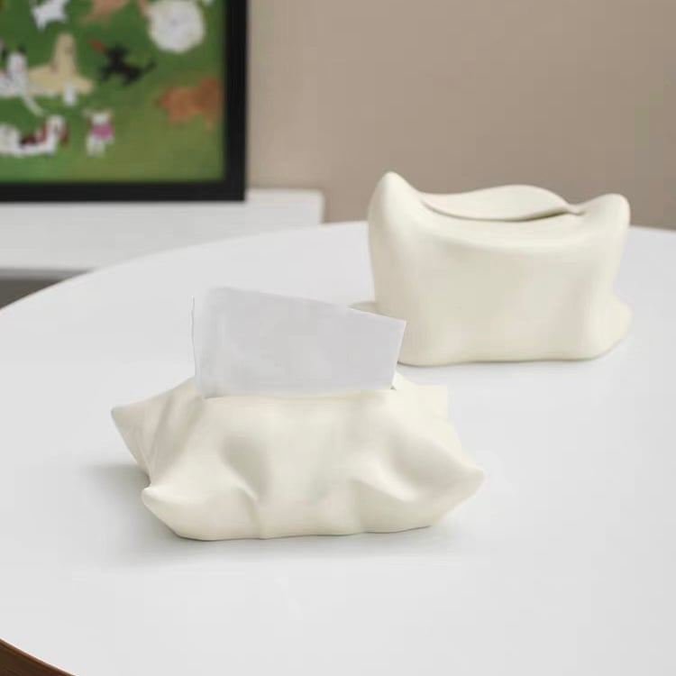 枕 モチーフ セラミック ティッシュケース 全2種 | 70PARK 枕 モチーフ セラミック ティッシュケース 全2種 | 70PARK