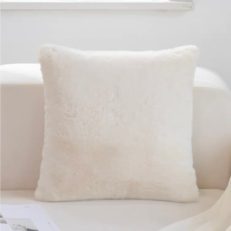 ◆フィスバ◆クッションカバーのみ◆2点◆45cm◆Z-2507CU6◆ クッションカバー(ファーFU2501 BR 45×45cm) | ニトリネット