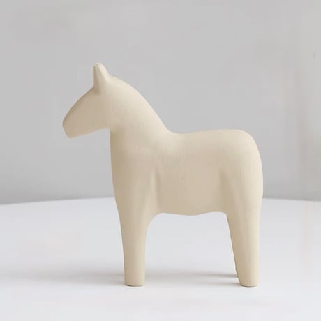 #大小2点セット 馬 モチーフ ウッド オブジェ 置物 ホース