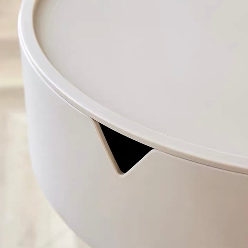 即納】#収納付き シンプル ラウンド サイドテーブル 全3色 | 70PARK