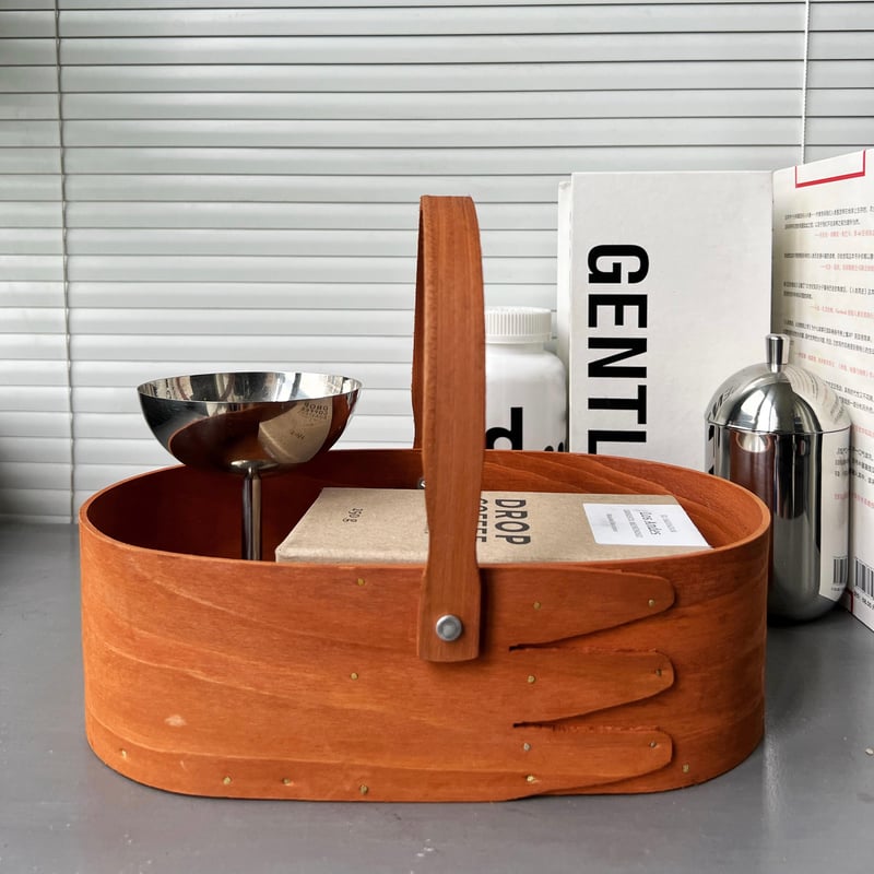 持ち手付き ウッド シェーカーボックス 収納 カゴ | 70PARK