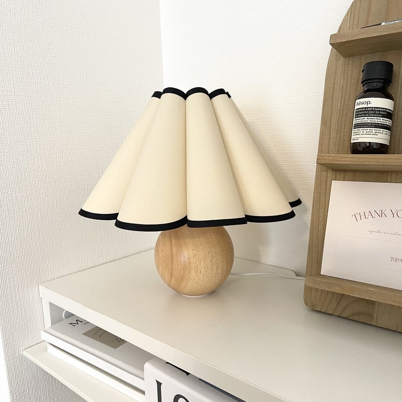 みーママシェードランプ パイピング シェード ライト ウッド ランプ | 70PARK