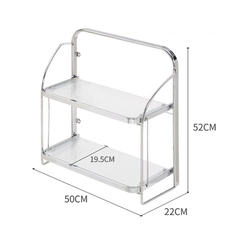 折り畳み式 ステンレス 2段 ラック サイドテーブル | 70PARK