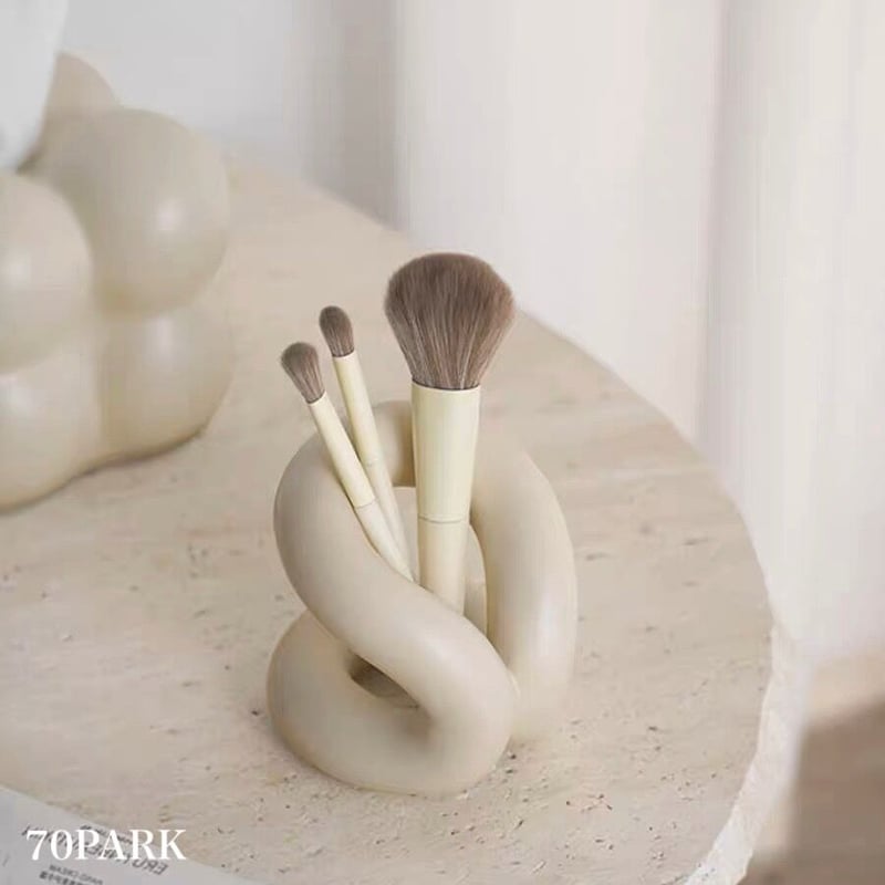 チャビー セラミック ブラシスタンド 全3色 マルチスタンド ペン立て