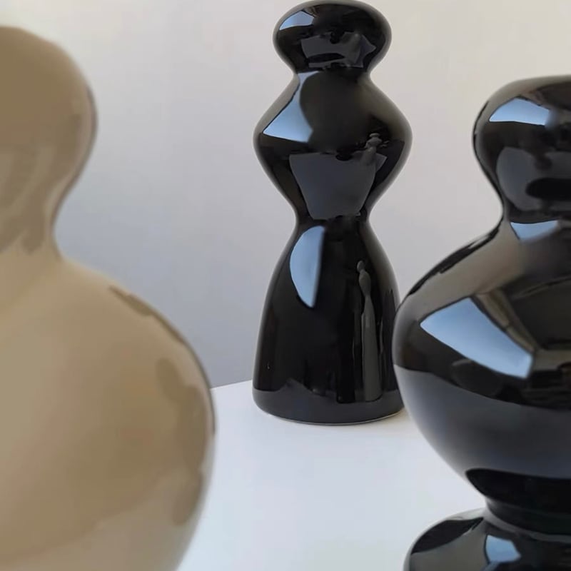 モノトーン セラミック フラワーベース 全4種 花瓶 | 70PARK モノトーン セラミック フラワーベース 全4種 花瓶 | 70PARK