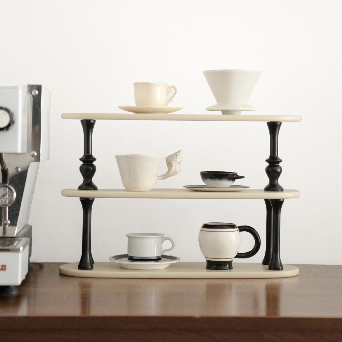 レトロ デザイン 三段 収納 ディスプレイラック | 70PARK