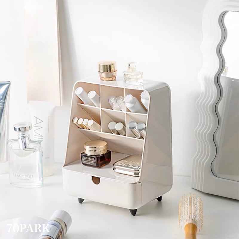 脚付き コンパクト コスメ収納 ボックス ブラシスタンド | 70PARK