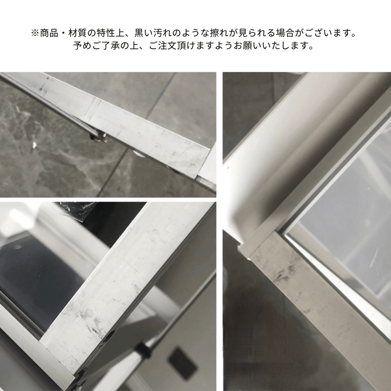 折りたたみ式　マガジン雑誌ラック ディスプレイラック　シルバー　アルミ　アクリル 折り畳み マガジンラック 収納 ディスプレイ 本棚 | 70PARK