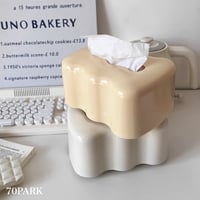 【即納】#うねうね ウエーブ ティッシュケース 全2色