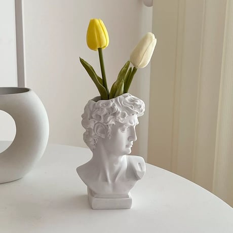 【即納】#彫刻モチーフ ブラシスタンド ペン立て 花瓶 オブジェ
