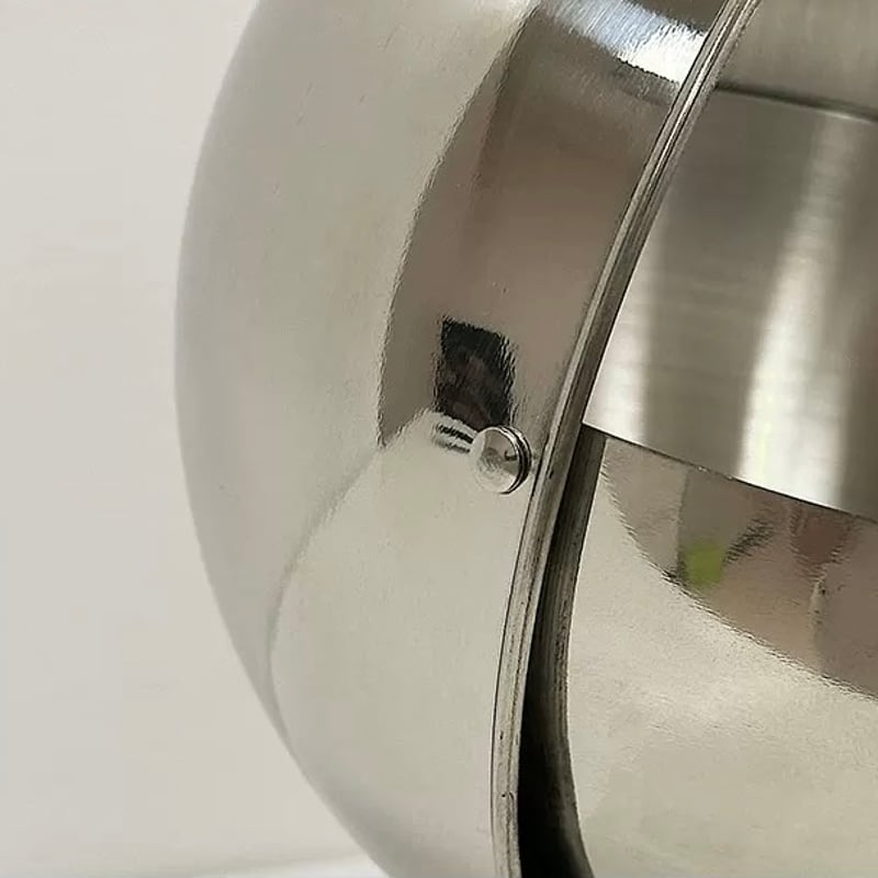 ステンレス 球形 卓上 蓋付き 小物入れ ダストボックス ゴミ箱 | 70PARK