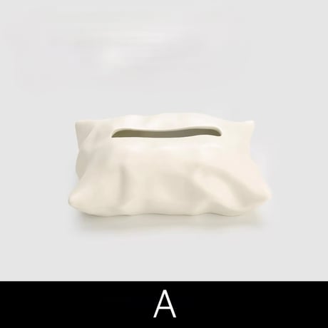 #枕 モチーフ セラミック ティッシュケース 全2種