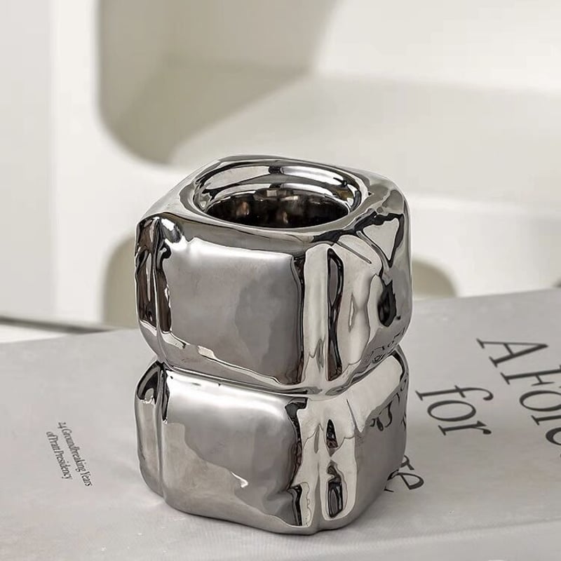 キューブ セラミック ブラシスタンド 全3色 ペン立て | 70PARK