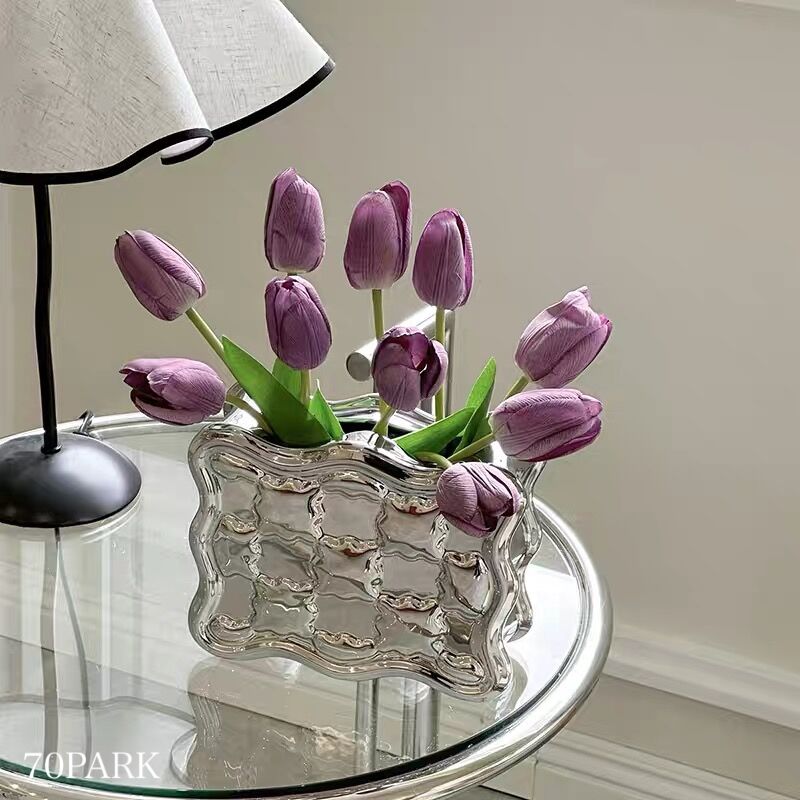 ビスケット モチーフ フラワーベース 全2色 花瓶 | 70PARK