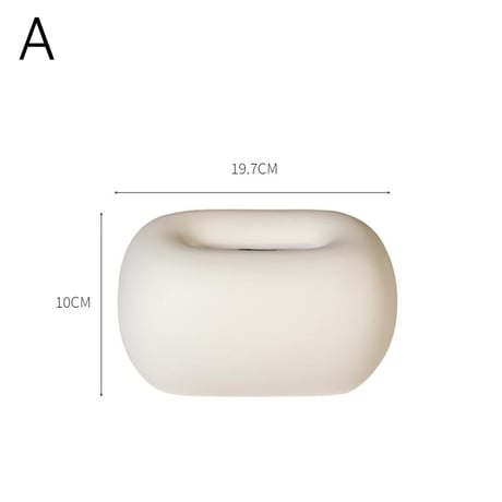 【即納】#セラミック ぽってり シンプル ティッシュケース 全4色